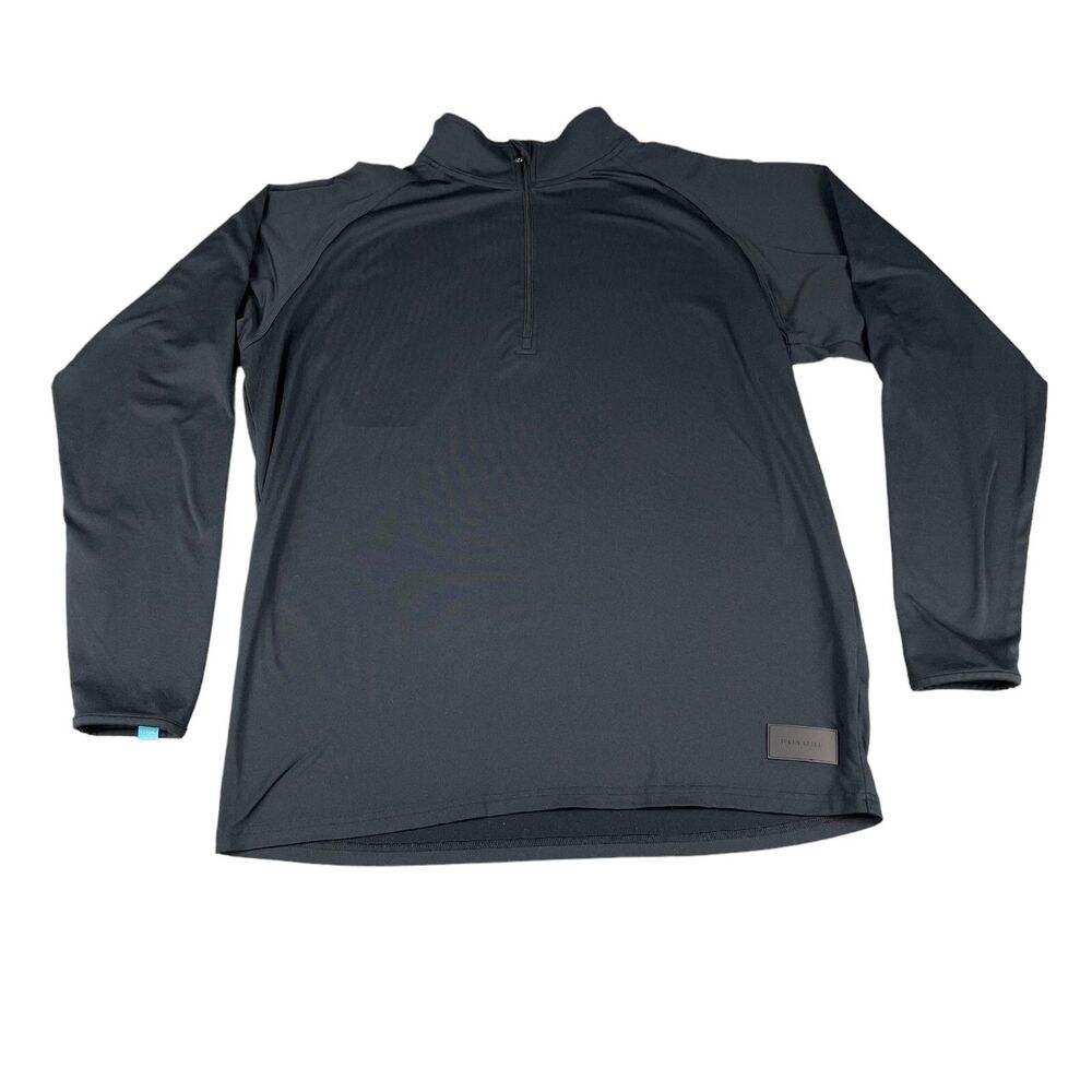 Hey There Future You Pullover Mens Large Black 1/4 Zip Long Sleeve Future Rapper
